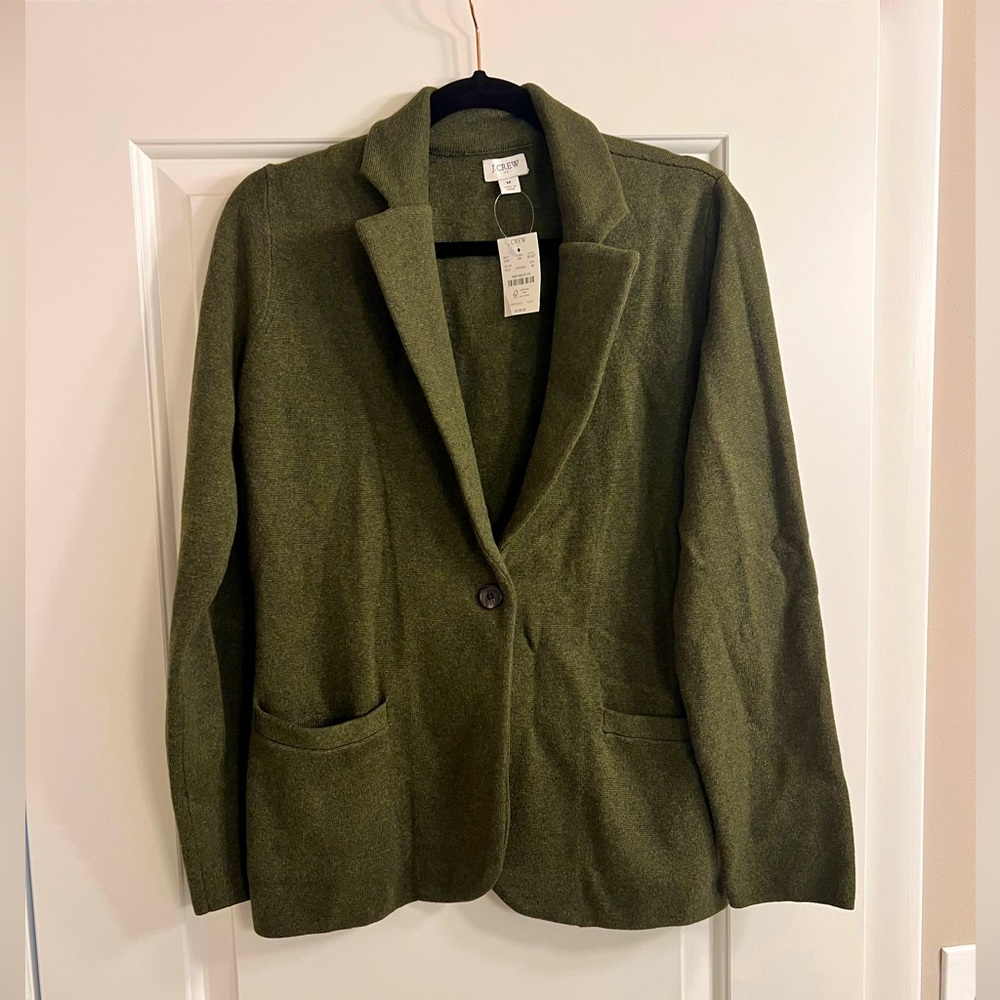 J. Crew sweater blazer